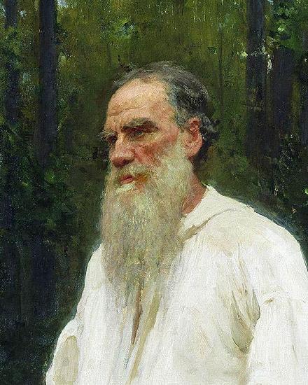 Ilya Repin Lev Nikolayevich Tolstoy shoeless. oil painting image